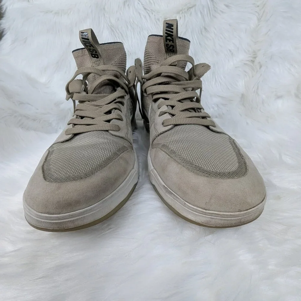 Nike SB Dunk High Elite Khaki White Men’s Size 10 917567-200